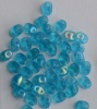 Superduo Blue Aquamarine Matt AB 60020-28771 Czech Beads x 10g